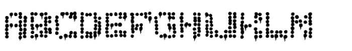 Digital Spray Font UPPERCASE