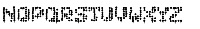 Digital Spray Font UPPERCASE