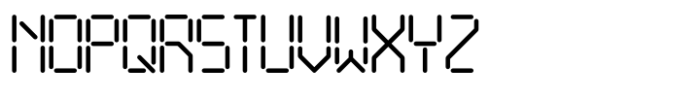 Digital Watch Font UPPERCASE