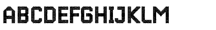 Digital wall clock FONT