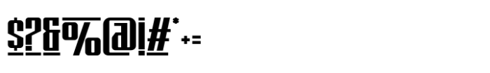 Digitron Futures Font OTHER CHARS