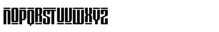 Digitron Futures Font UPPERCASE