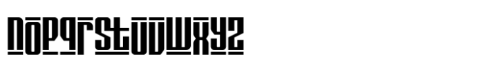 Digitron Futures Font LOWERCASE