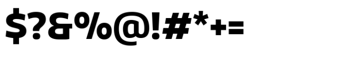 Digiva Extra Bold Font OTHER CHARS