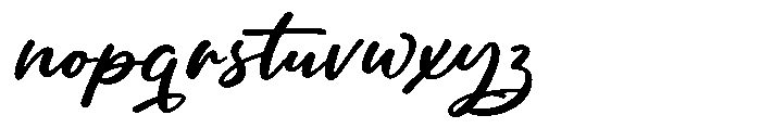 Dignetta Script Font LOWERCASE