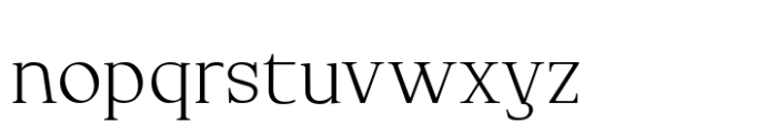 Dignitary Grandeur Regular Font LOWERCASE