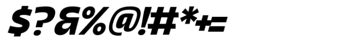 Dignity Grotesk Extra Bold Italic Font OTHER CHARS