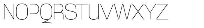 Dignity Grotesk Thin Font UPPERCASE