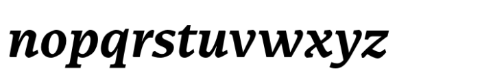 Digno SemiBold Italic Font LOWERCASE