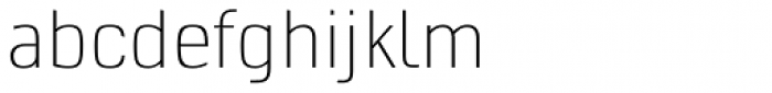 Dignus Condensed Thin Font LOWERCASE