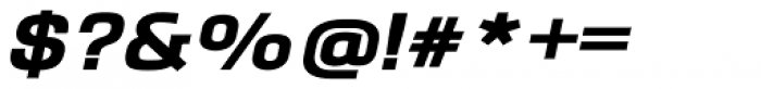 Dignus Expanded ExtraBlack Italic Font OTHER CHARS