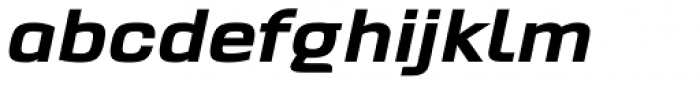 Dignus Expanded ExtraBlack Italic Font LOWERCASE