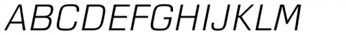 Dignus Light Italic Font UPPERCASE