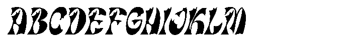Dihmantra Italic Font UPPERCASE