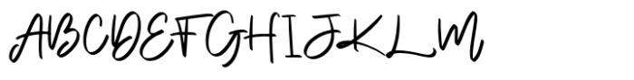 Dihyani Font UPPERCASE