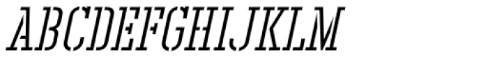 Dijon Stencil Oblique JNL Font LOWERCASE