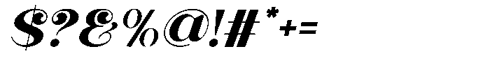 Dilema Figular Italic Font OTHER CHARS