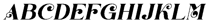 Dilema Figular Italic Font UPPERCASE