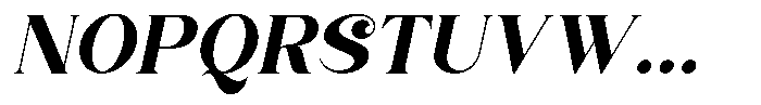 Dilema Figular Italic Font UPPERCASE
