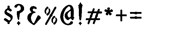 Diloma Bold Regular Font OTHER CHARS