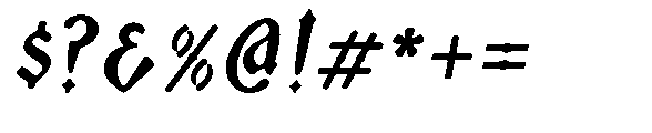 Diloma Italic Regular Font OTHER CHARS