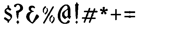 Diloma Regular Font OTHER CHARS