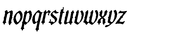 Diloma Slant Regular Font LOWERCASE