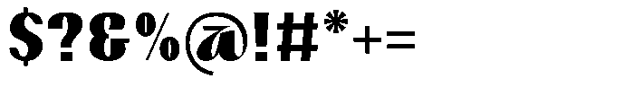 Dimeanati Black Font OTHER CHARS