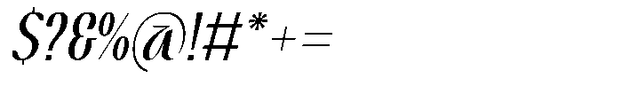 Dimeanati Medium Italic Font OTHER CHARS