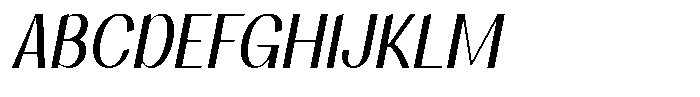 Dimeanati Medium Italic Font UPPERCASE
