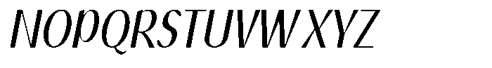 Dimeanati Medium Italic Font UPPERCASE