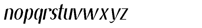 Dimeanati Medium Italic Font LOWERCASE