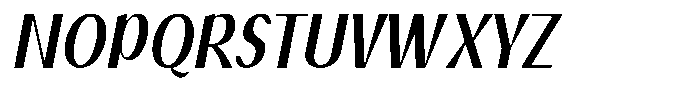 Dimeanati Semi Bold Italic Font UPPERCASE