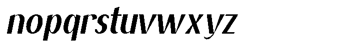 Dimeanati Semi Bold Italic Font LOWERCASE