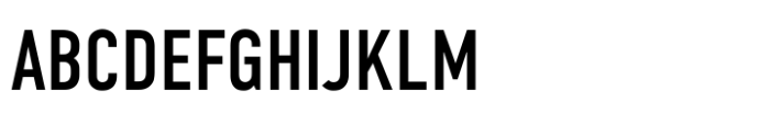 Din Condensed VF Font UPPERCASE