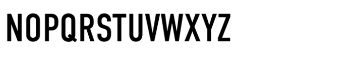 Din Condensed VF Font UPPERCASE