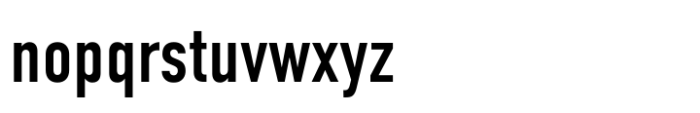 Din Condensed VF Font LOWERCASE