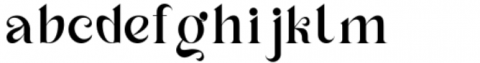Dinah Regular Font LOWERCASE