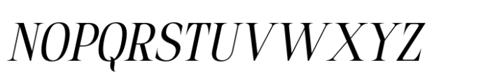 Dincy Italic Font UPPERCASE
