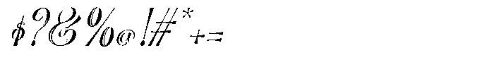 Dineschara Italic Font OTHER CHARS
