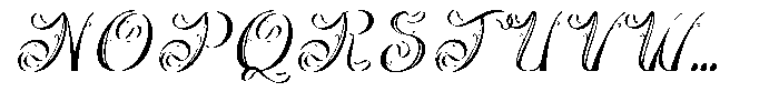 Dineschara Italic Font UPPERCASE