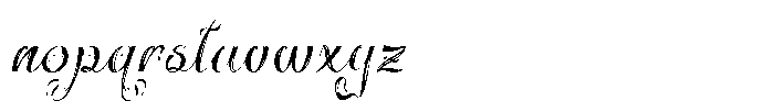 Dineschara Italic Font LOWERCASE