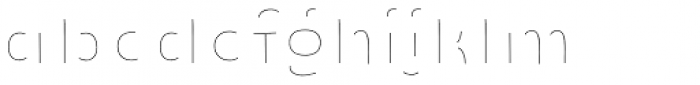 Ding Extra Layer Line Font LOWERCASE