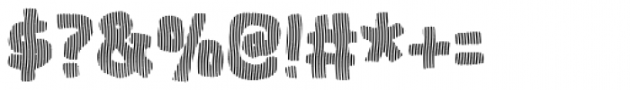 Dingeling Stripe Font OTHER CHARS