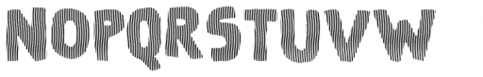 Dingeling Stripe Font LOWERCASE