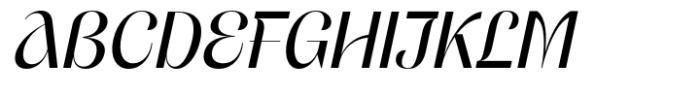 Dingklix Italic Font UPPERCASE