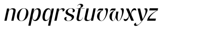 Dingklix Italic Font LOWERCASE