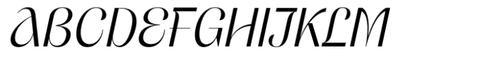 Dingklix Light Italic Font UPPERCASE