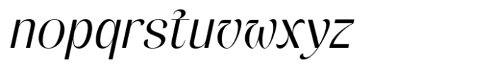 Dingklix Light Italic Font LOWERCASE