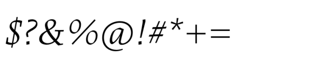 Dingocitta Italic Font OTHER CHARS